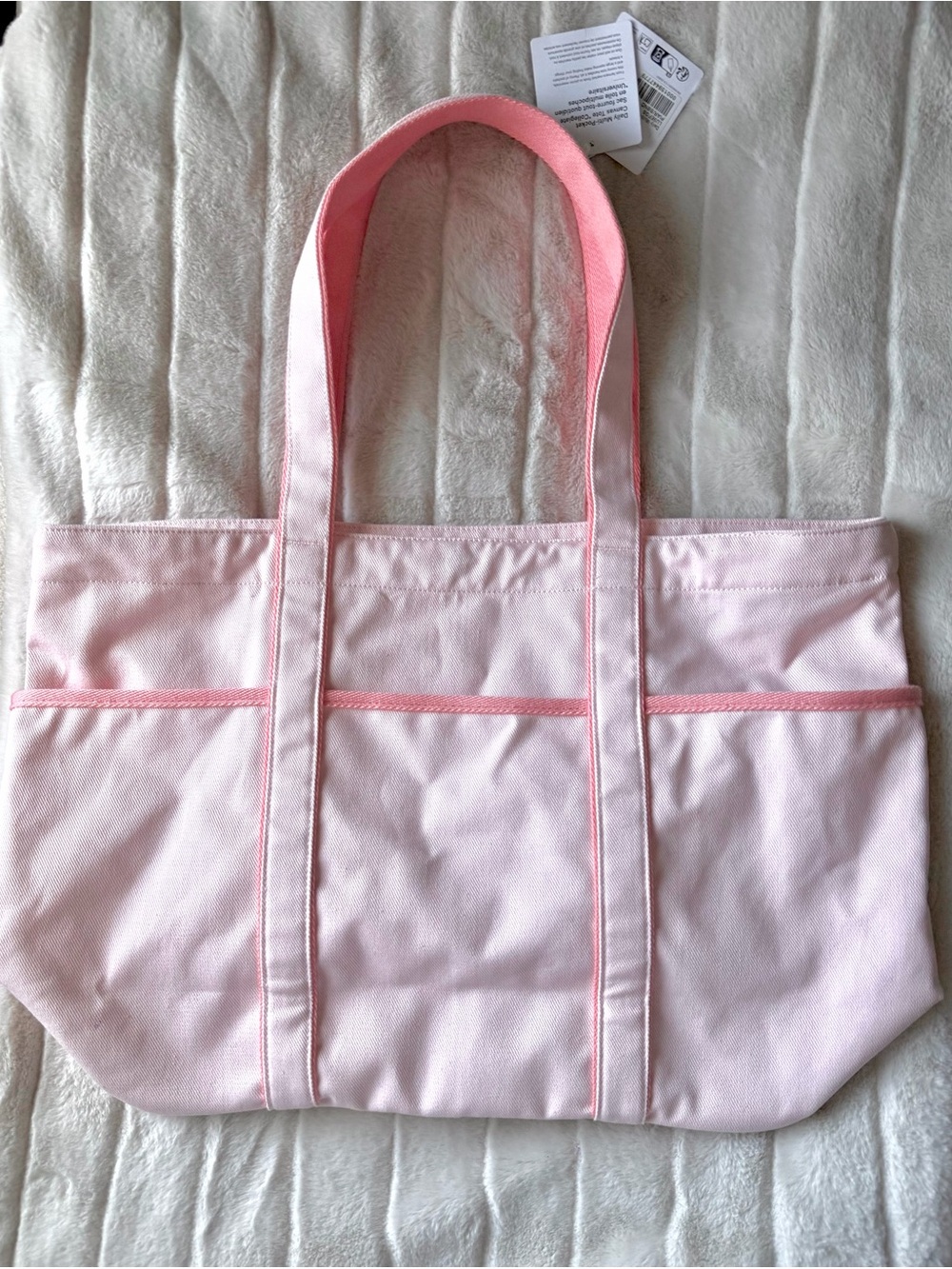 RARE Lululemon Daily Multi Pocket Canvas Tote 20L Collegiate Pink Pearl NWT - Picture 2 of 10